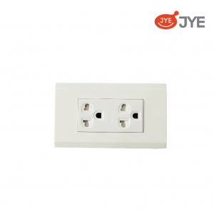 Ổ cắm đôi 3 chấu JY-E1513-VDN