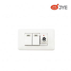 Chiết áp quạt + Công tắc 2 phím 2 chiều JY- P55292