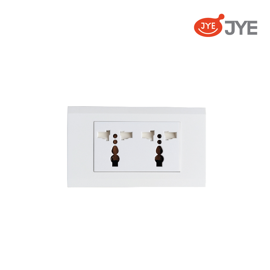 Ổ cắm đôi đa năng JY-E15142